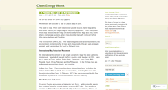 Desktop Screenshot of cleanenergywonk.com