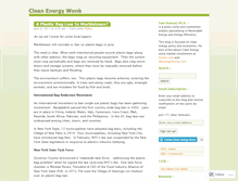 Tablet Screenshot of cleanenergywonk.com